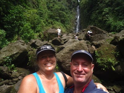 Selfie at the Trafalger Falls Selfie at the Trafalger Falls